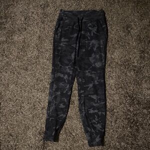 lululemon athletica Gray Camo Track Pants